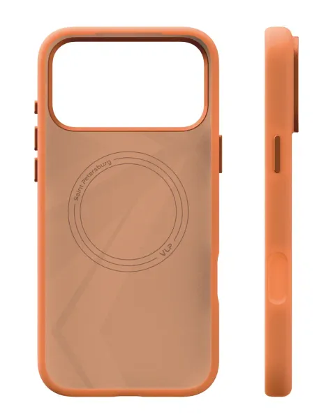 Чехол защитный VLP Aster Pro Case с MagSafe для iPhone 17 Pro Max, оранжевый